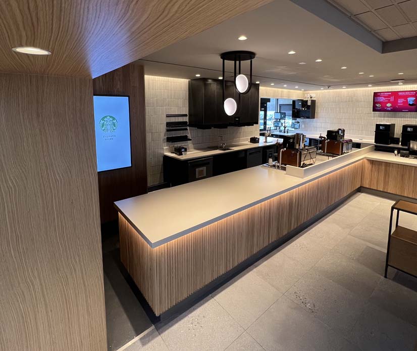 Reception Desk — Casework & millwork